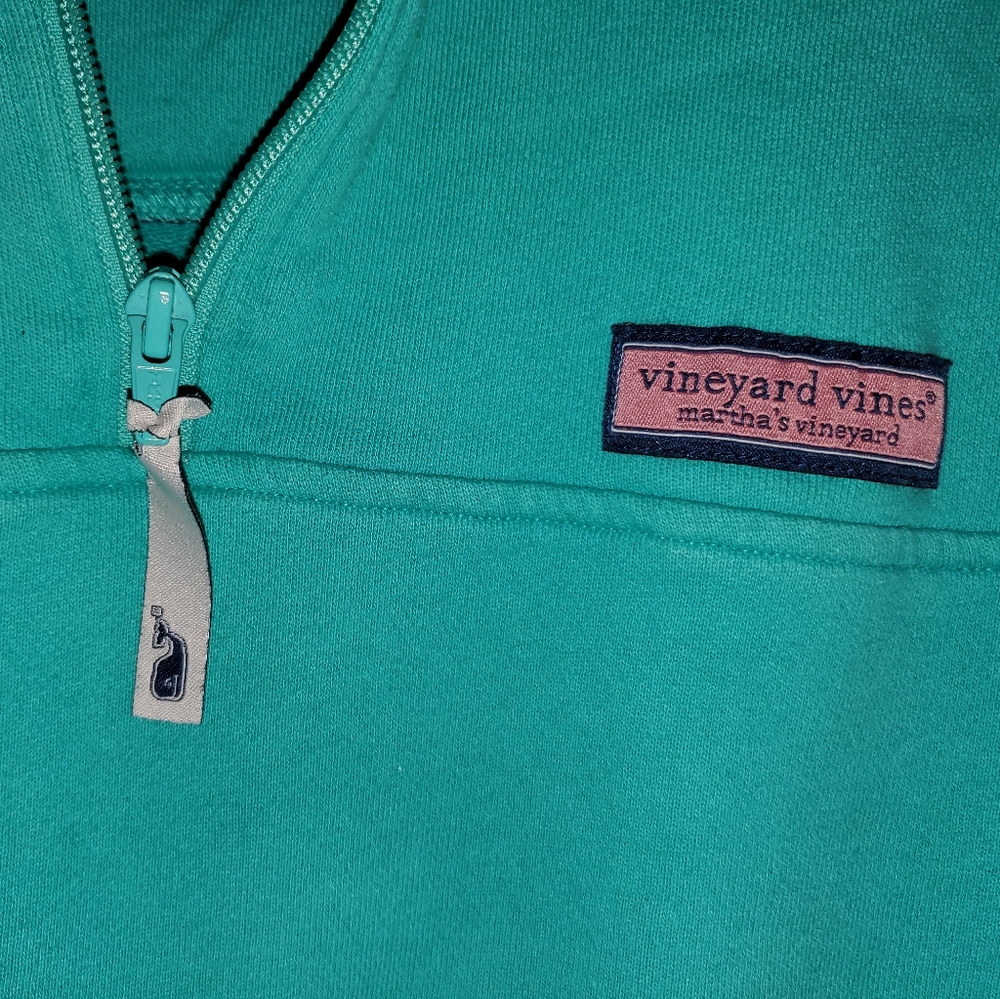 💸 5 for $20 | Vineyard Vines Quarter Zip Long Sleeve Pullover Sweatshirt - Picture 4 of 16